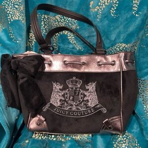 Juicy Couture Black and Silver Daydreamer Bag
